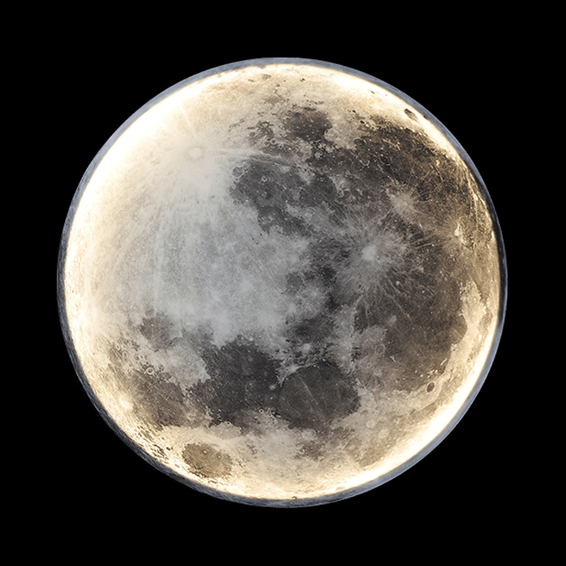 LED Moon Wall Lamp for Home Decor