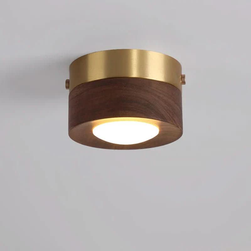 LignaShine – Luce Ambientale in Legno di Noce Naturale