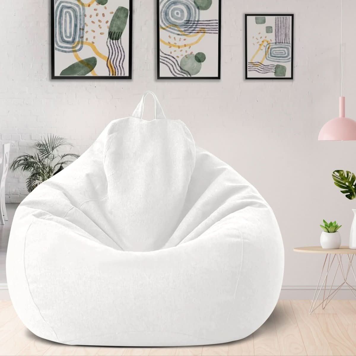 LINARELLO Beanbag – Sacco da Fieno in Lino di Lusso per il Massimo Comfort