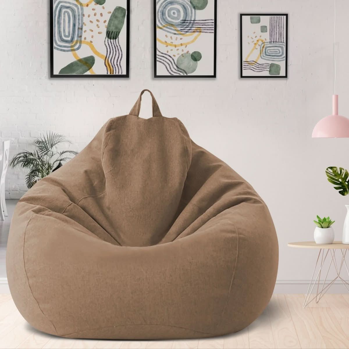 LINARELLO Beanbag – Sacco da Fieno in Lino di Lusso per il Massimo Comfort