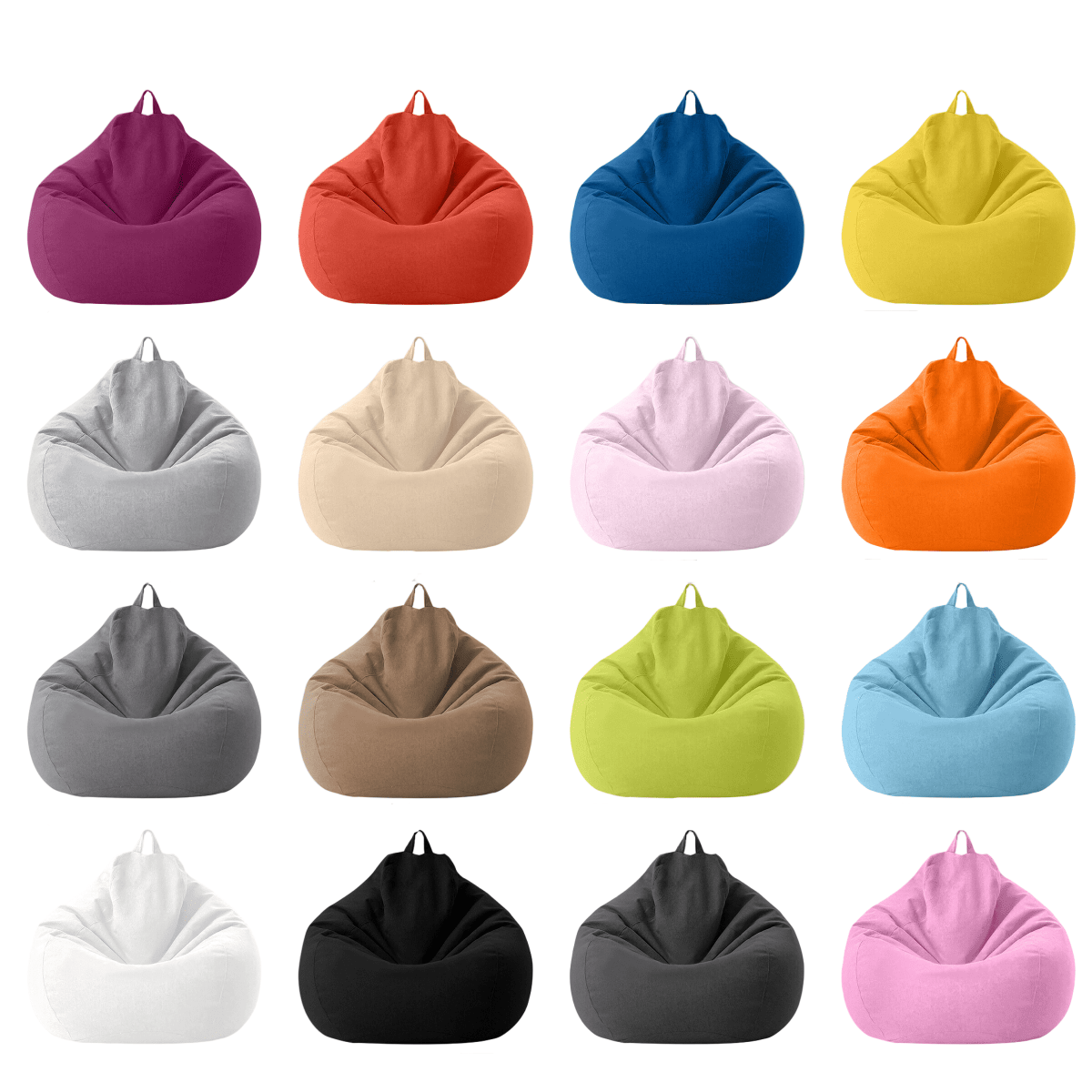 LINARELLO Beanbag – Sacco da Fieno in Lino di Lusso per il Massimo Comfort