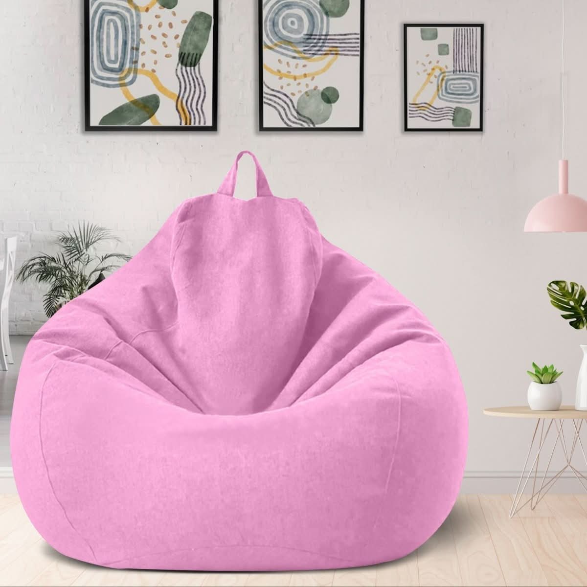 LINARELLO Beanbag – Sacco da Fieno in Lino di Lusso per il Massimo Comfort