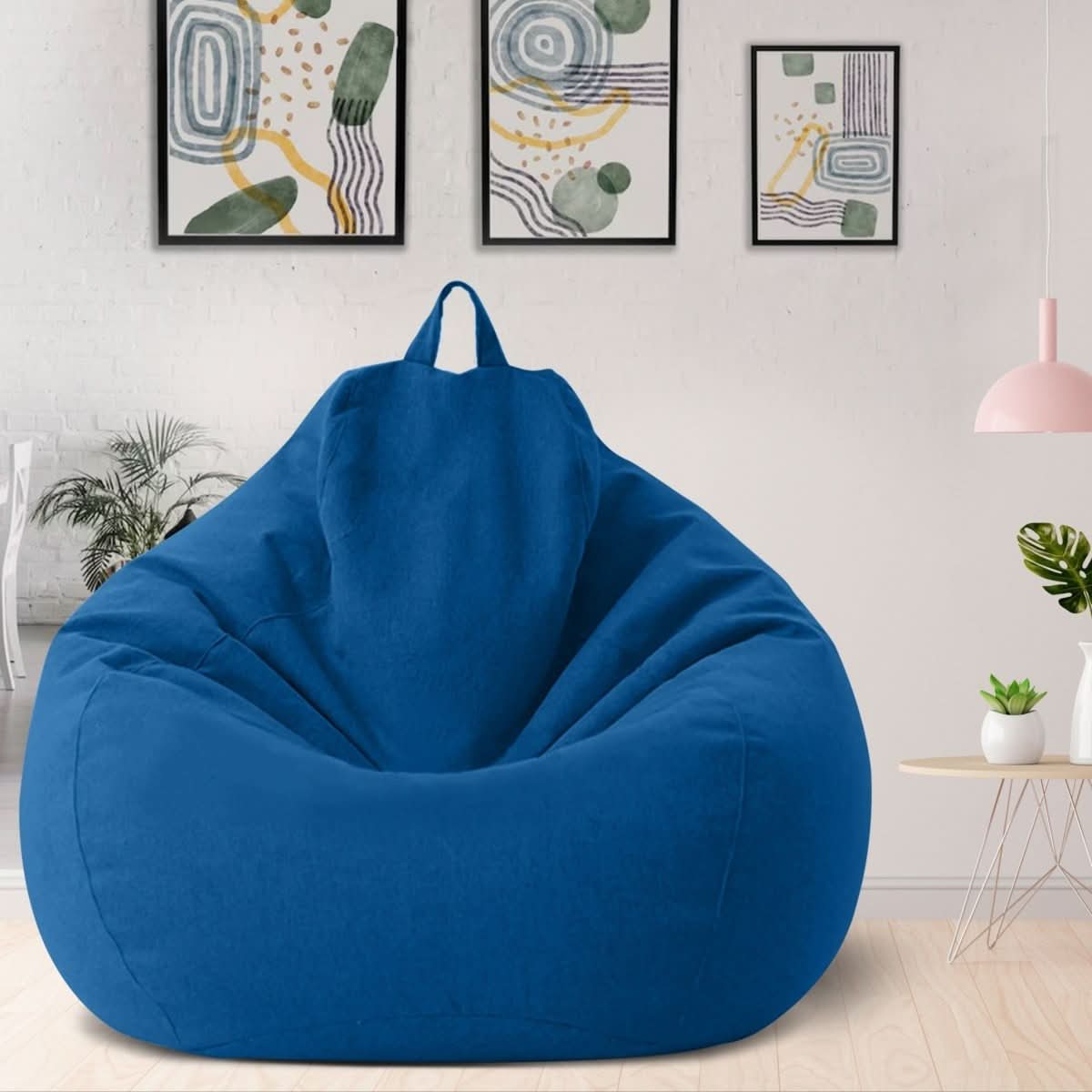 LINARELLO Beanbag – Sacco da Fieno in Lino di Lusso per il Massimo Comfort