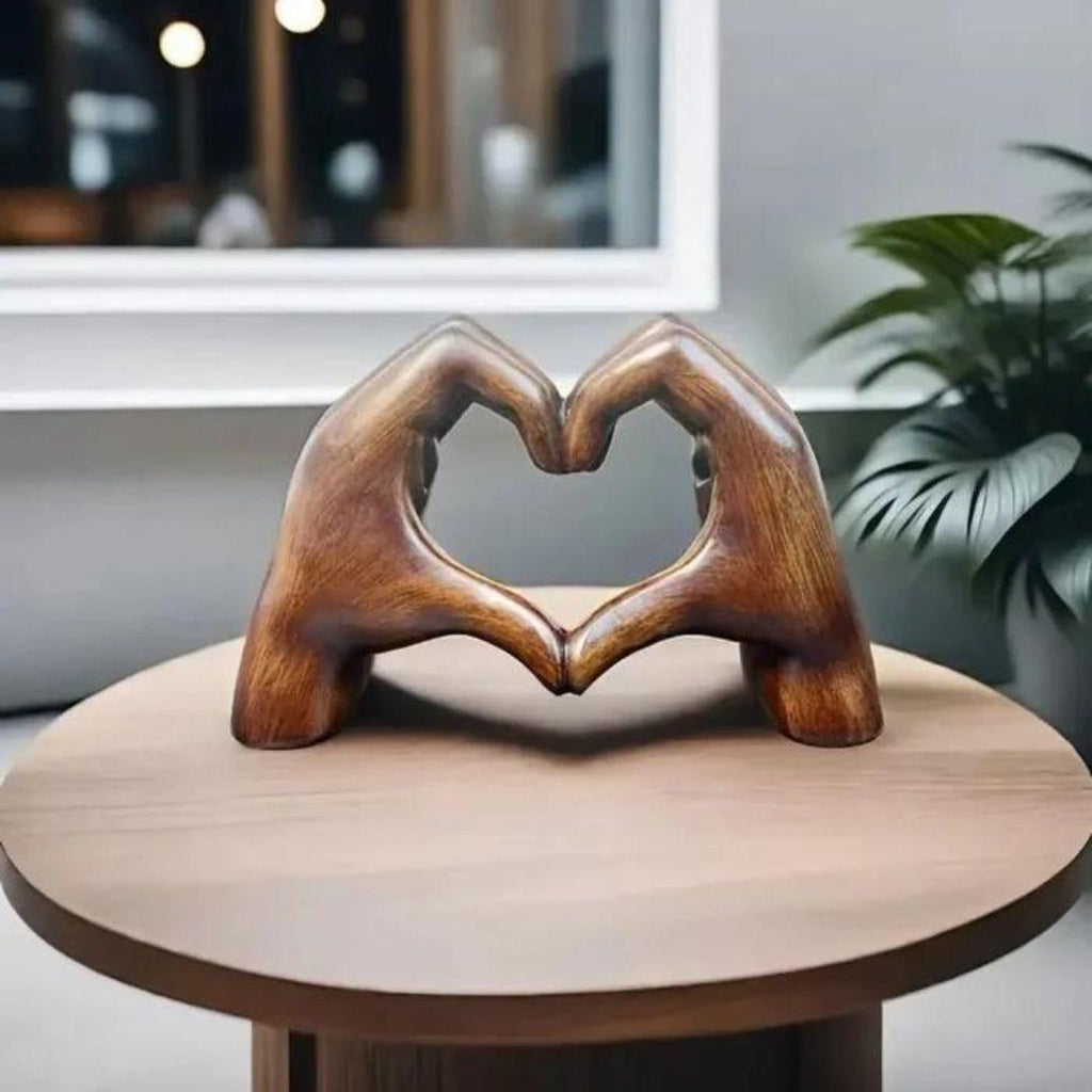 LoveSculpt – Decorazione in Legno Fatta a Mano per la Casa con Charm Rustico