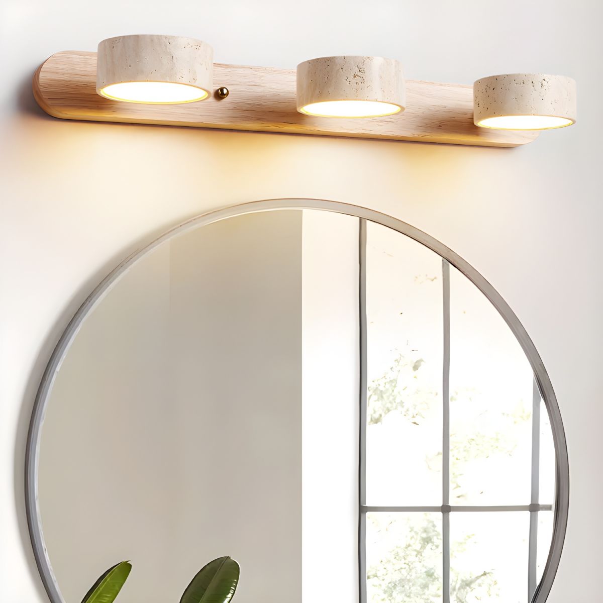 LUMÉNE – Applique da parete LED in Travertino per Lusso Architettonico