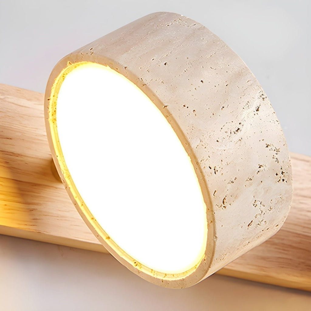 LUMÉNE – Applique da parete LED in Travertino per Lusso Architettonico
