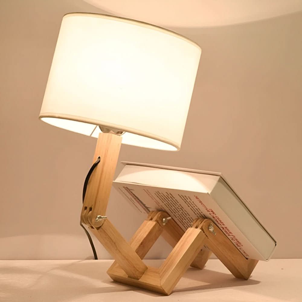 LUMIBOT – Lampada in Legno Flessibile per Illuminazione Personalizzata