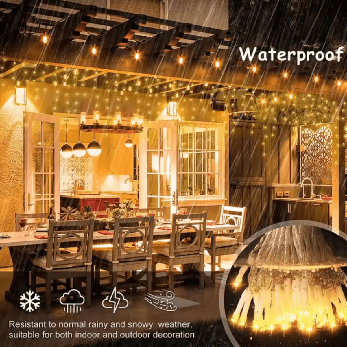 LUMICURTAIN – Tende LED per Giardino per un Atmosfera Magica all'Aperto