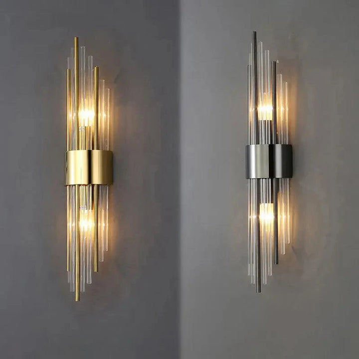 Lampada da Parete Celestia – Design di Cristallo di Lusso per Interni Atmosferici