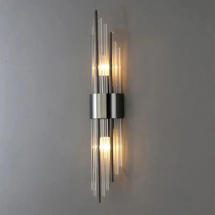 Lampada da Parete Celestia – Design di Cristallo di Lusso per Interni Atmosferici