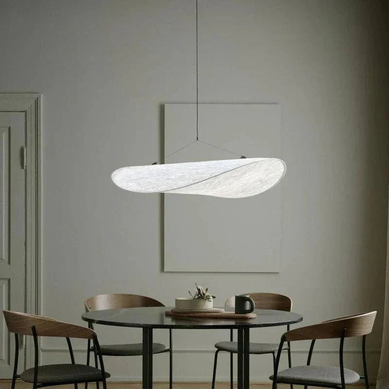 EleganceLoom - Lampada a sospensione in seta - Design moderno - Elegante e sofisticato