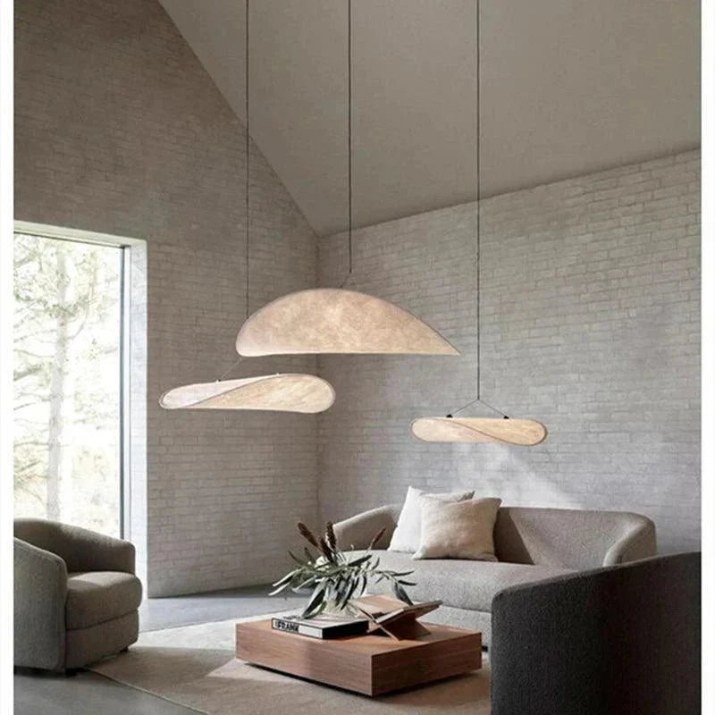 EleganceLoom - Lampada a sospensione in seta - Design moderno - Chic e sofisticato