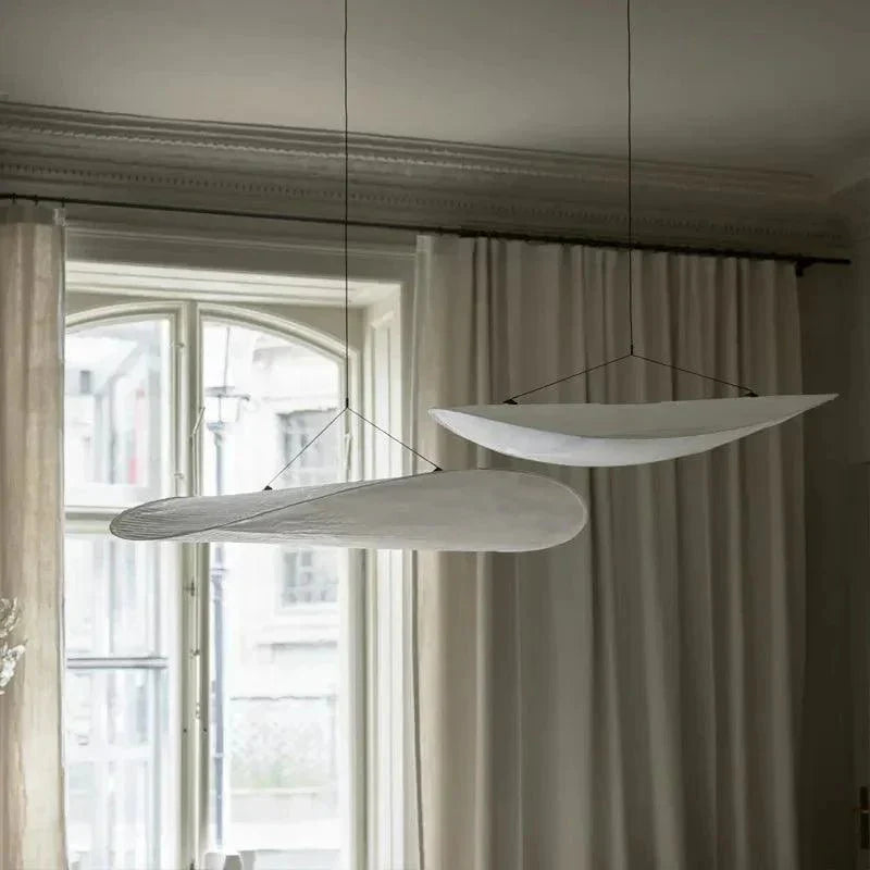 EleganceLoom - Lampada a sospensione in seta - Design moderno - Elegante e sofisticato