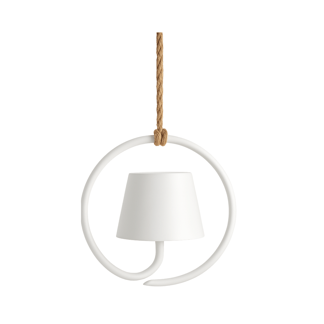 Lumipend – Lampada a sospensione LED ricaricabile con luce calda dimmerabile per uso interno ed esterno
