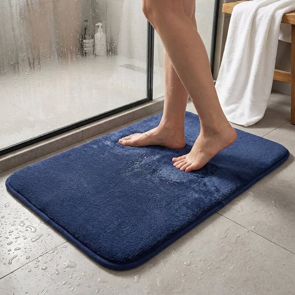 Luna - Tappetino da bagno in cotone biologico, assorbente