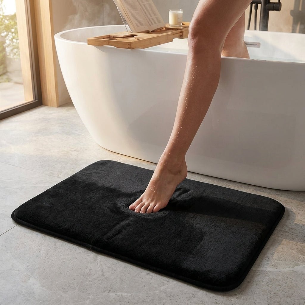 Luna - Tappetino da bagno in cotone biologico, assorbente