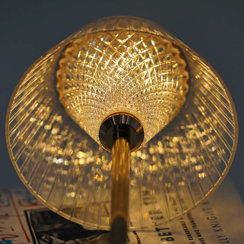 Lampada da Tavolo Cordless LED Ricaricabile in Cristallo