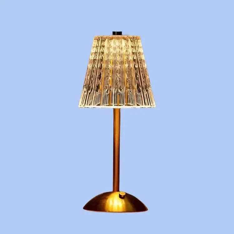 Lampada da Tavolo Cordless LED Ricaricabile in Cristallo
