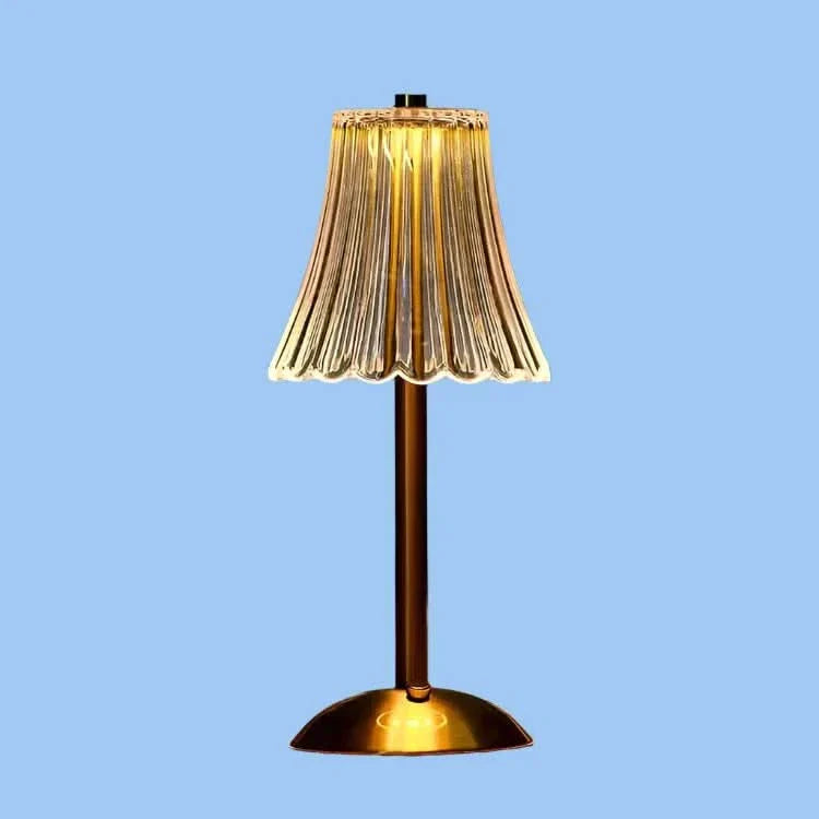 Lampada da Tavolo Cordless LED Ricaricabile in Cristallo