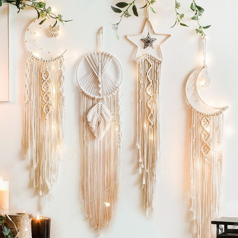 Decorazione Murale Boho in Macramè Accento Incantevole per Ogni Ambiente