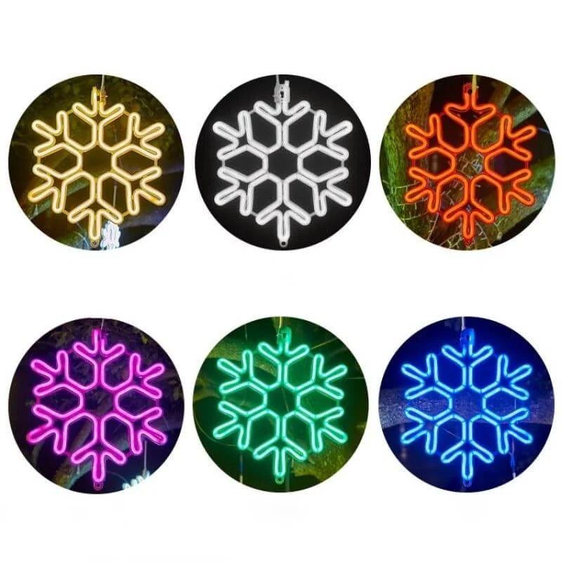 LED Fiocco di Neve Luci Natalizie – IP65 Impermeabile Decorazione Natalizia da Esterno
