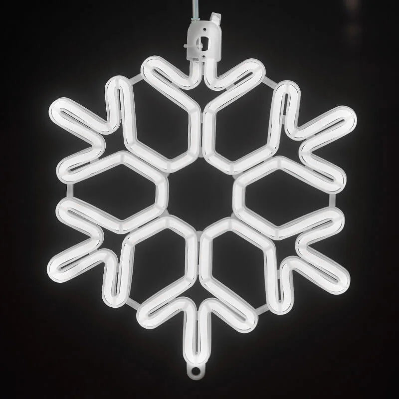 Decorazioni Natalizie LED Esterni Fiocchi di Neve