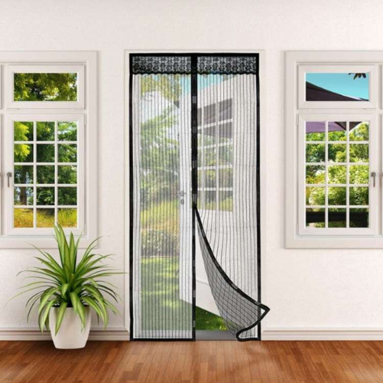 InsectGuard Magnetic Mesh Door for Homes
