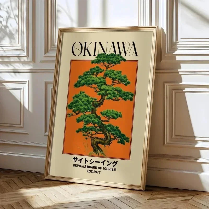 Poster in Tela Retro Okinawa