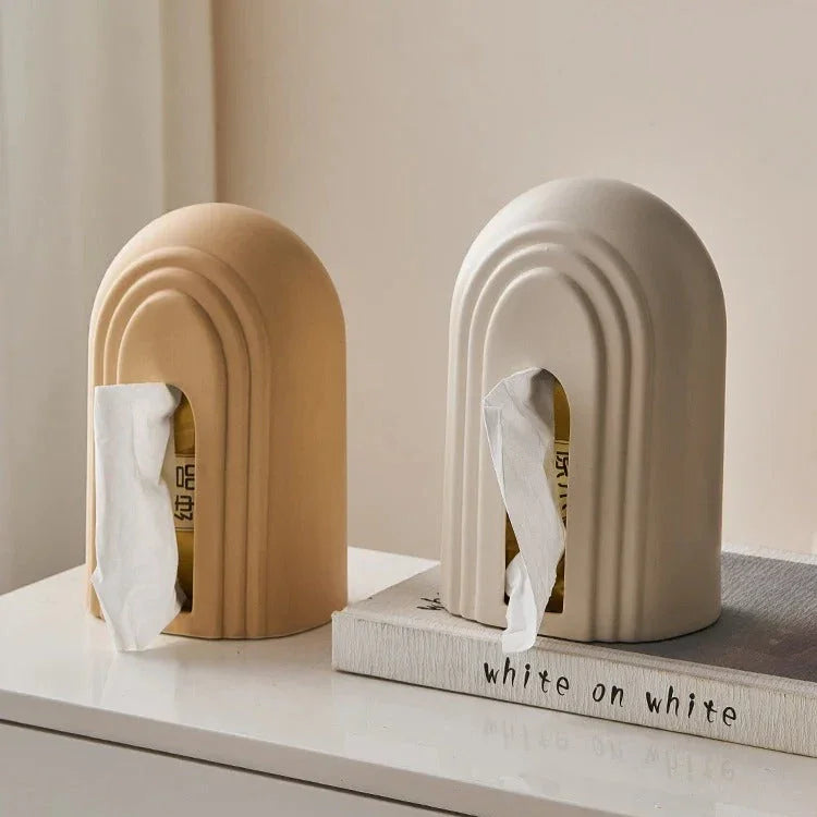 Scatola per Fazzoletti in Ceramica Rebecca