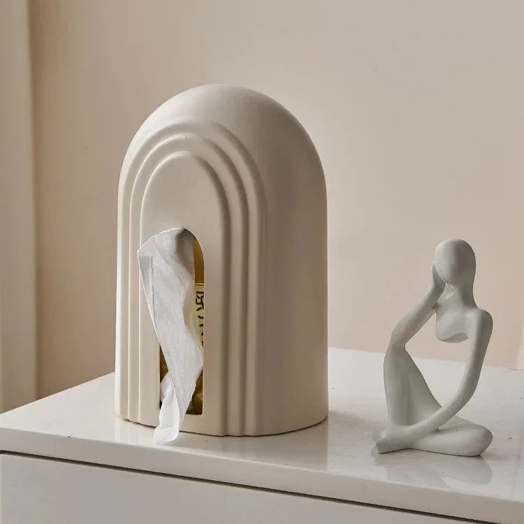 Scatola per Fazzoletti in Ceramica Rebecca