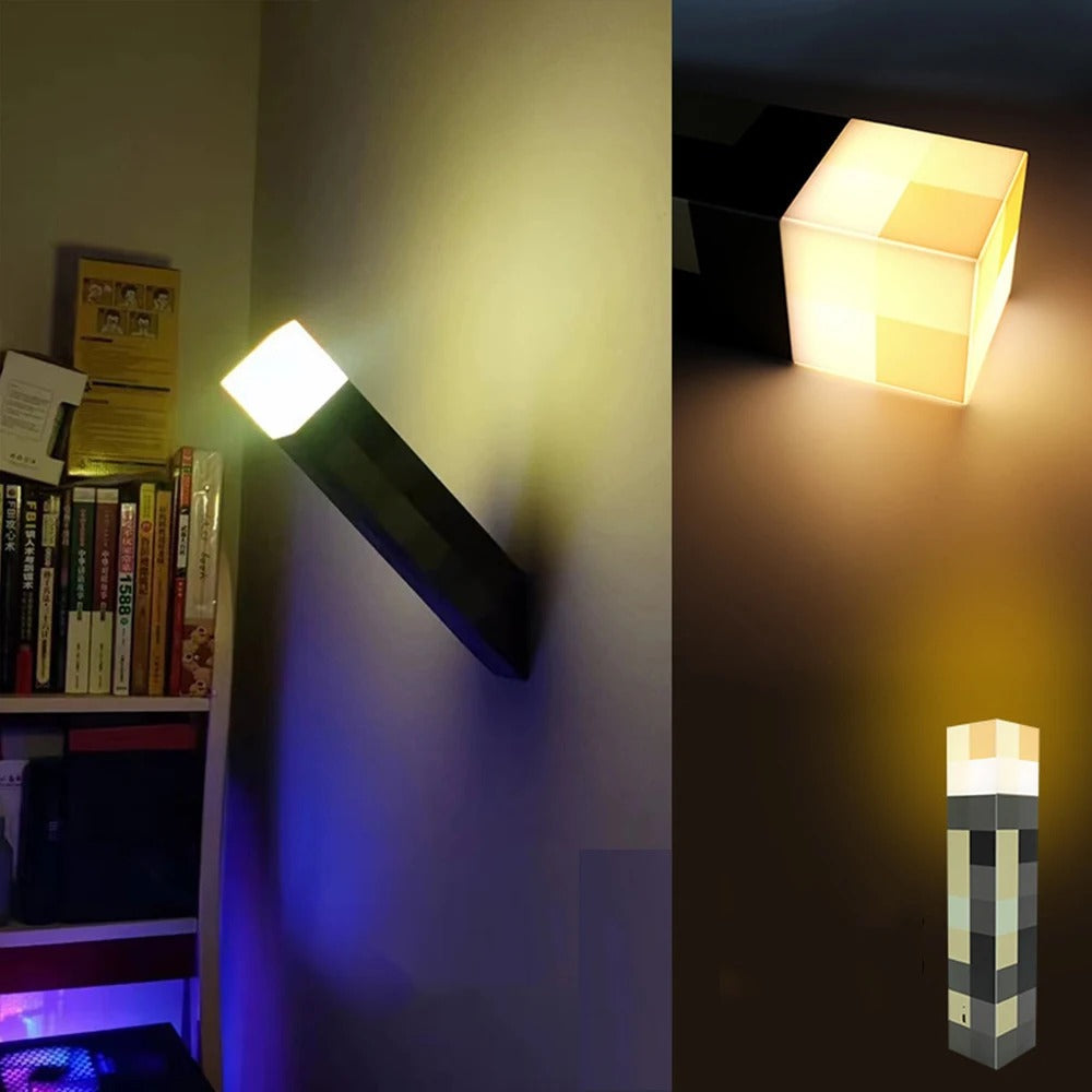 GlowTorch | Illuminazione d'atmosfera con lampada LED Minecraft