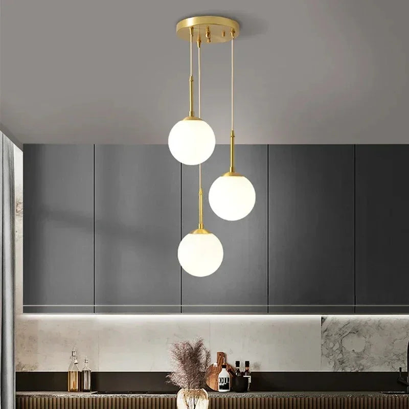 Lampada a Sospensione in Vetro Kinley