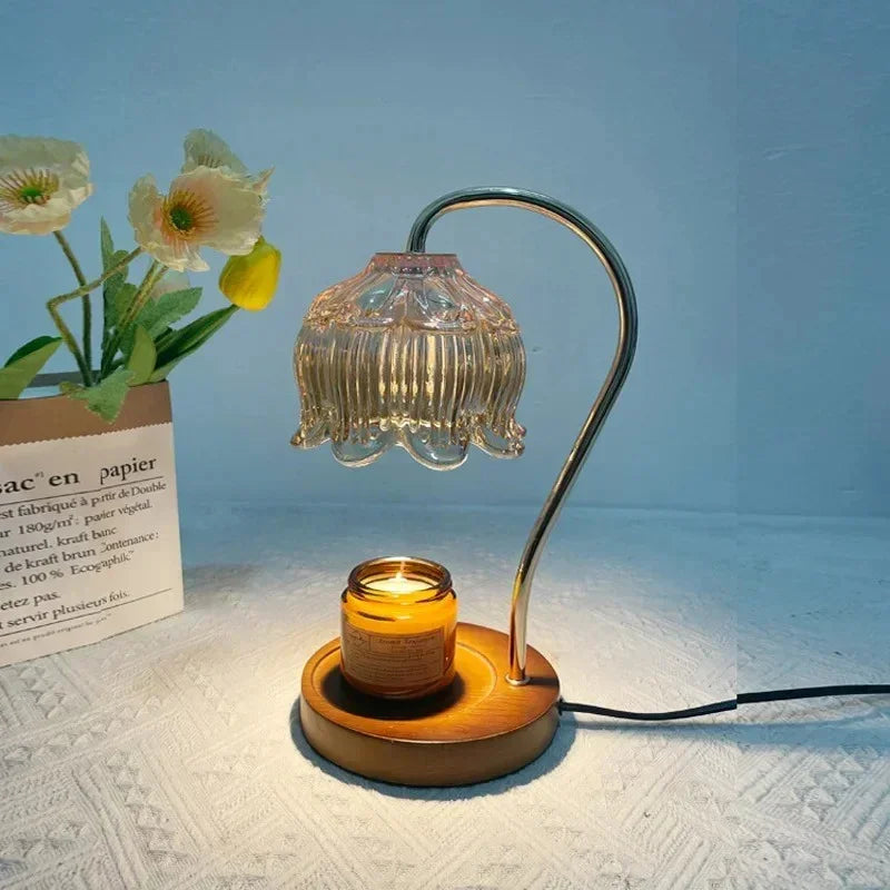 Lampada Scaldacandele in Vetro Ivey