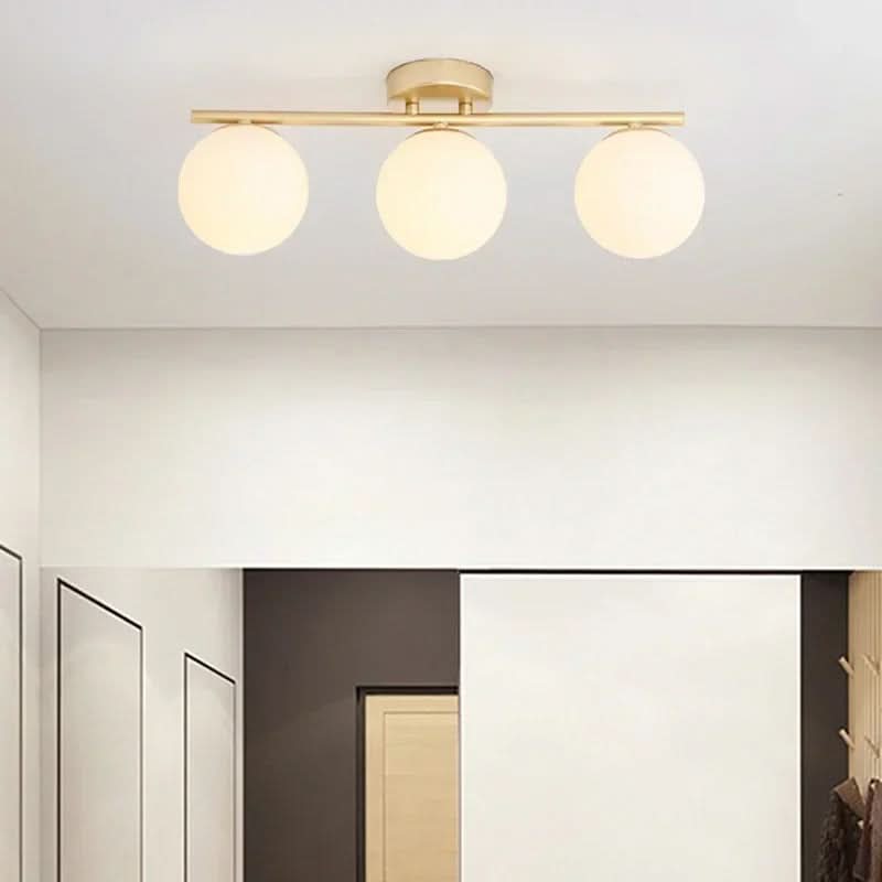 NordLux LED Lampada da Soffitto in Vetro – Globo Bianco