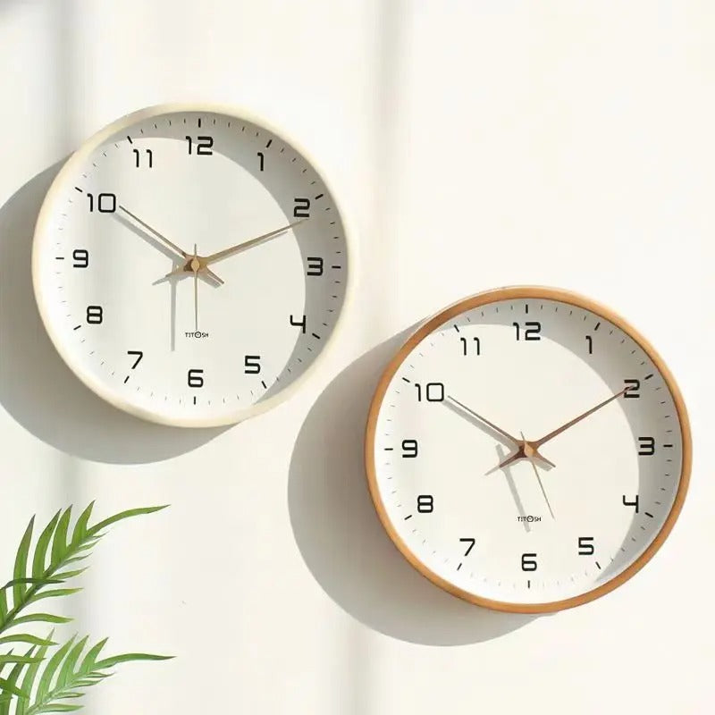 Minimalist Wooden Wall Clock