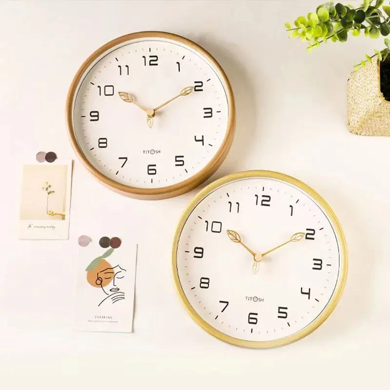 Minimalist Wooden Wall Clock