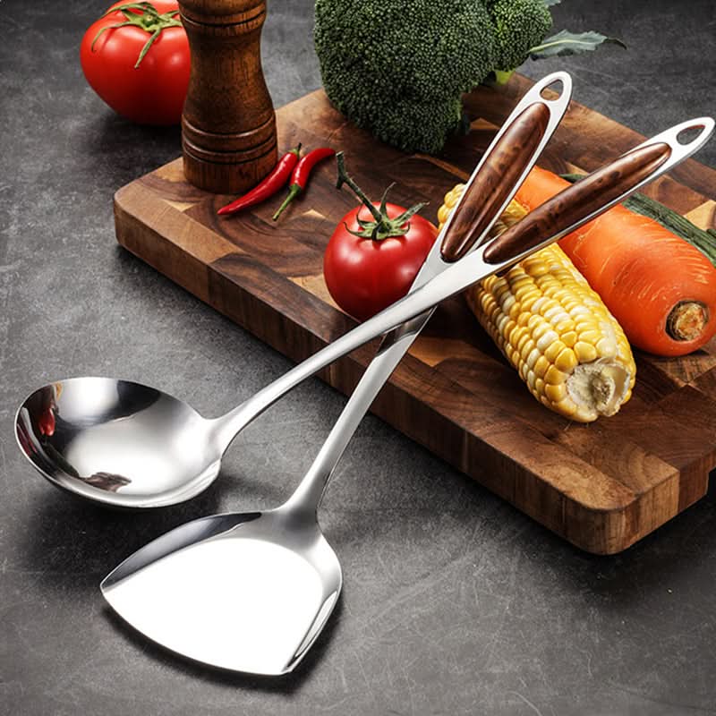 PROCHEF - Set di utensili da cucina in acciaio inossidabile per una cucina durevole, ergonomica e precisa con design elegante