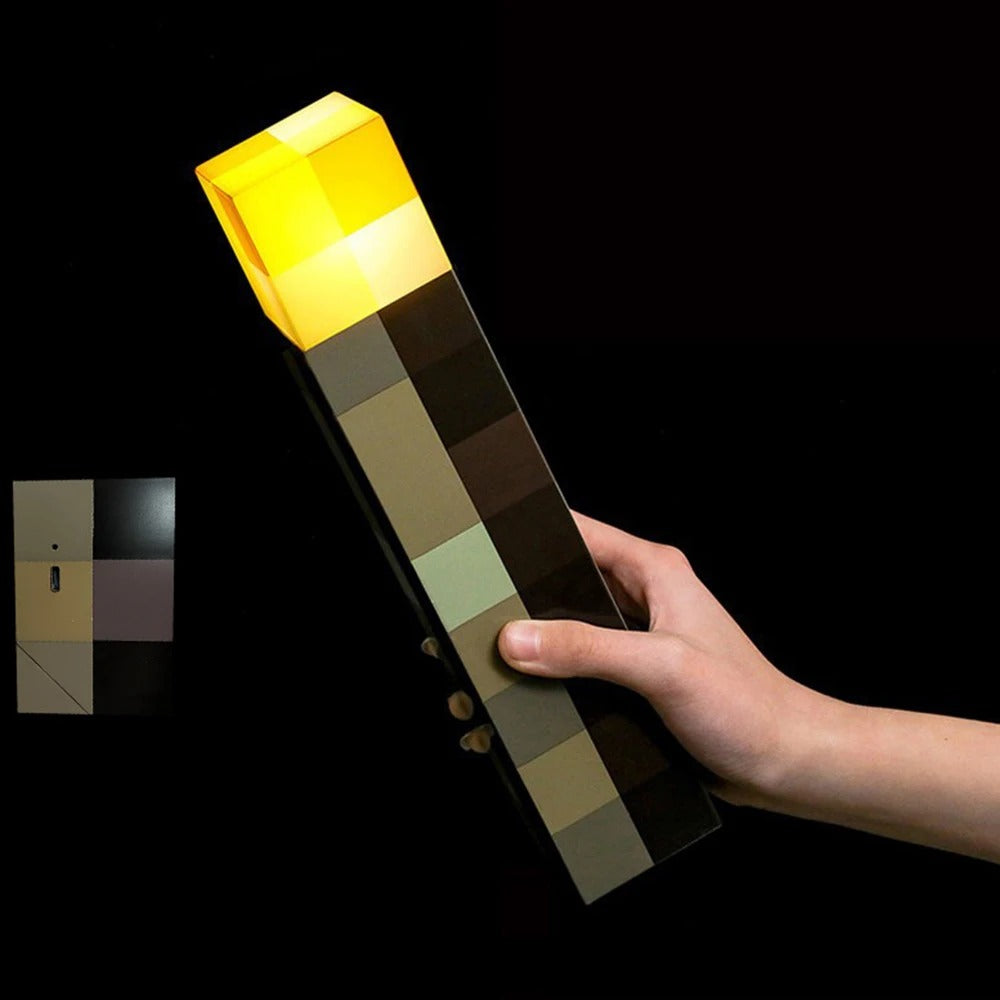 GlowTorch | Illuminazione d'atmosfera con lampada LED Minecraft