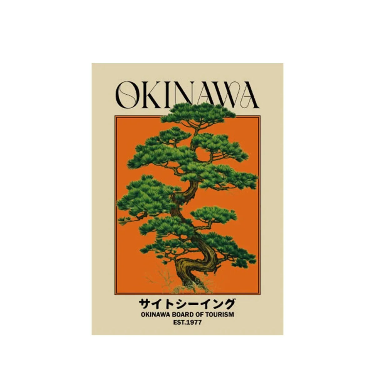 Poster in Tela Retro Okinawa