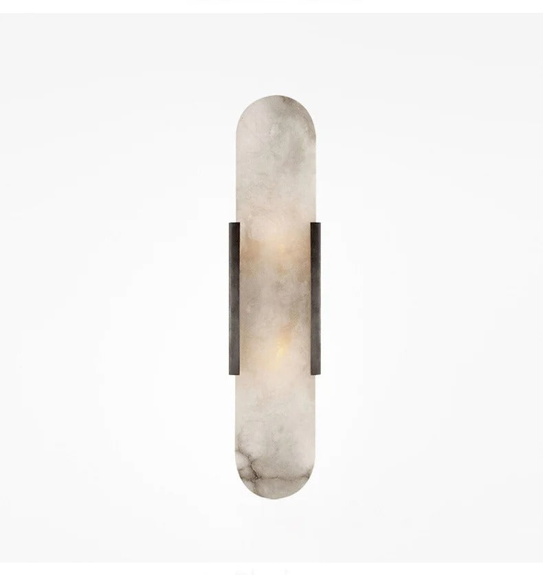 Lunessa | Applique in Marmo con Luce Ambientale Morbida per Interni Moderni