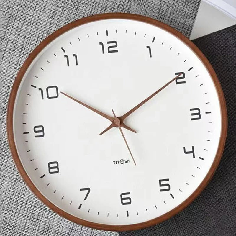Minimalist Wooden Wall Clock