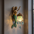 Applique Sirena con Lanterna Pendente