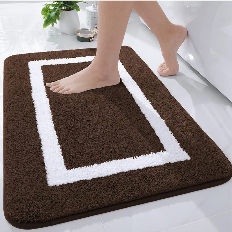MICROFORM – Tappetino da bagno in microfibra morbido e antiscivolo per bagno e soggiorno