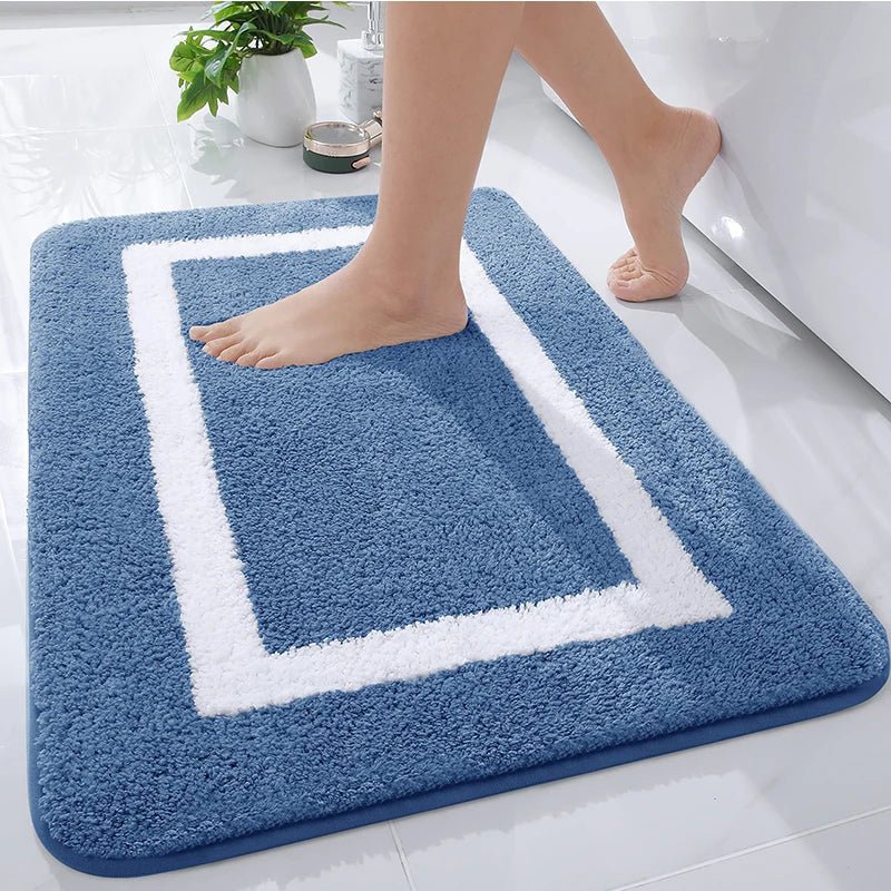 MICROFORM – Tappetino da bagno in microfibra morbido e antiscivolo per bagno e soggiorno