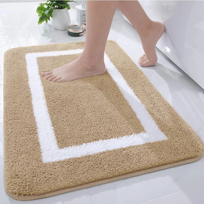 MICROFORM – Tappetino da bagno in microfibra morbido e antiscivolo per bagno e soggiorno
