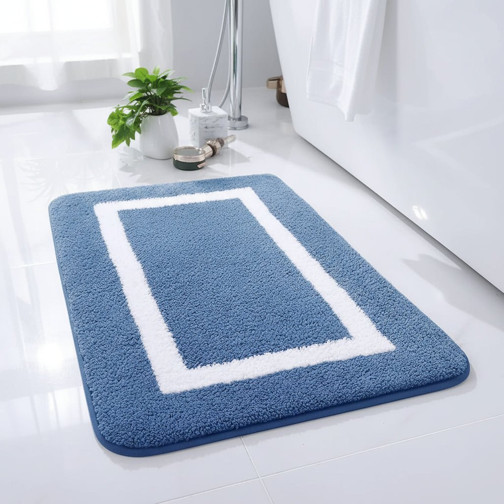 MICROFORM – Tappetino da bagno in microfibra morbido e antiscivolo per bagno e soggiorno