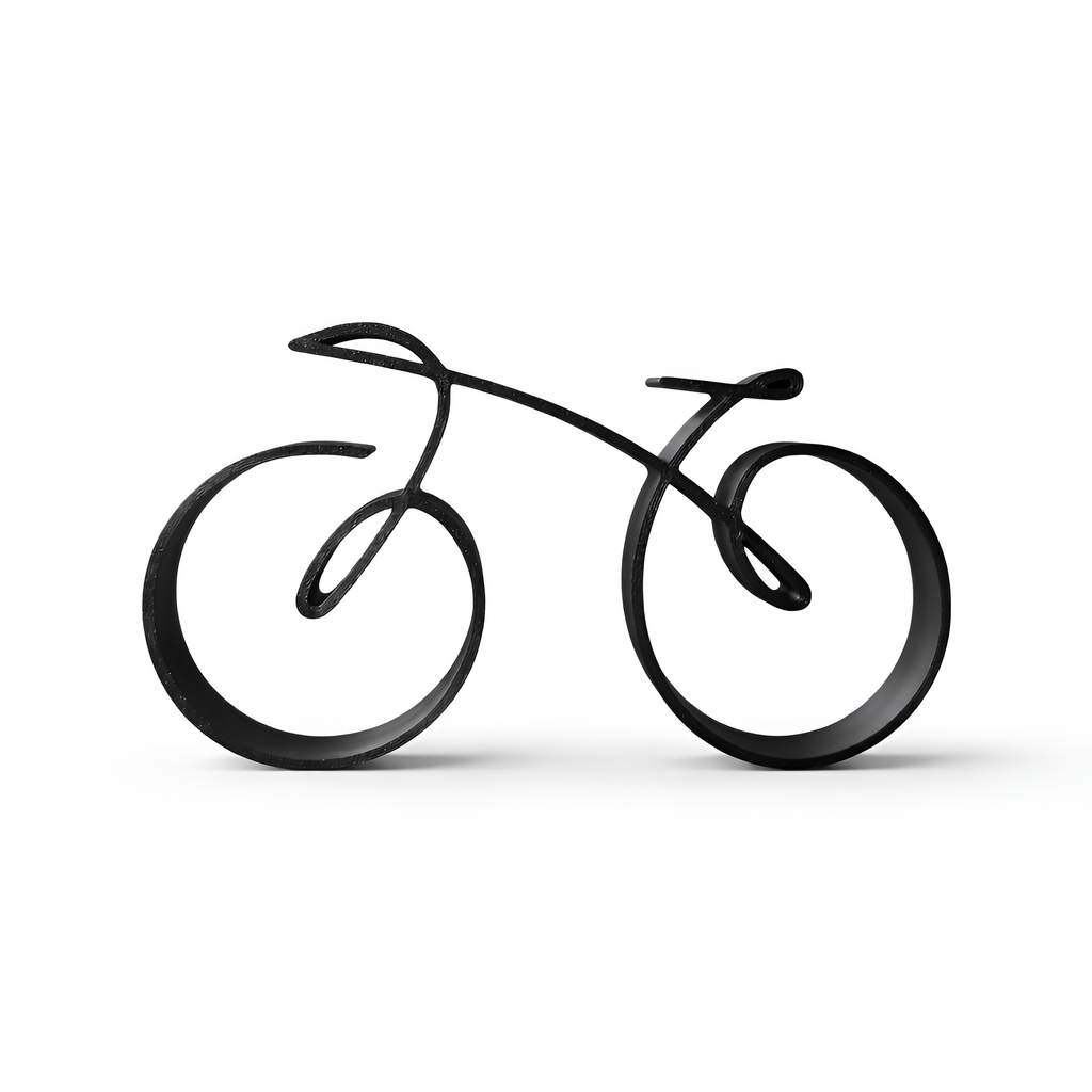 Faron - Scultura astratta a forma di bicicletta