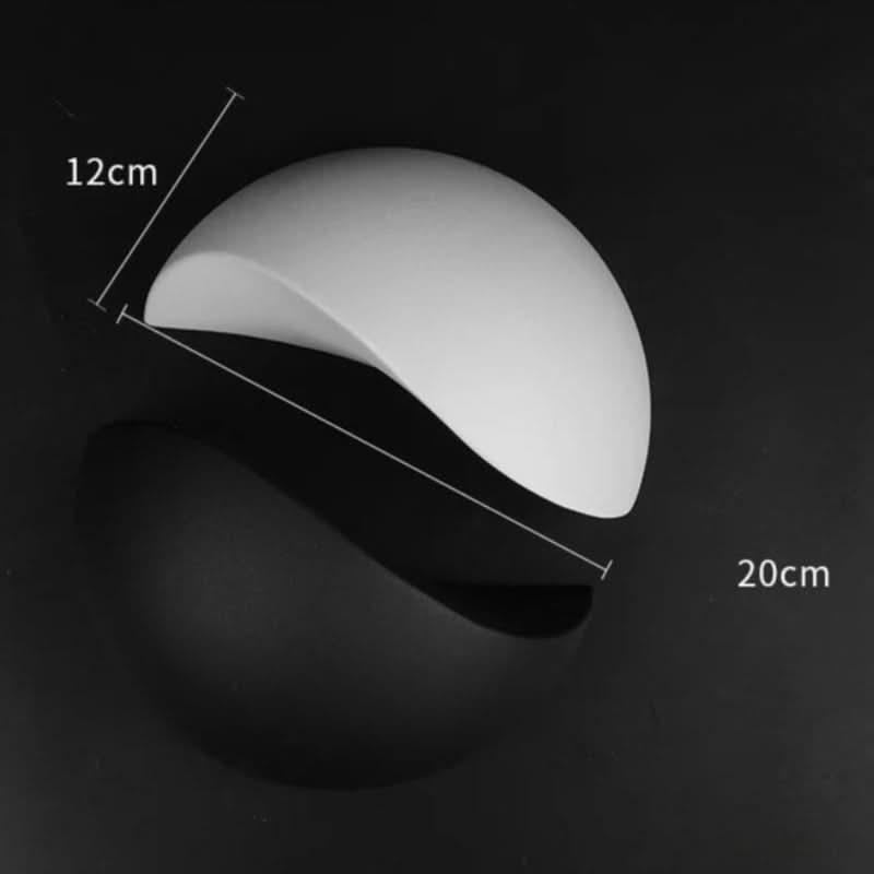 Lampada da Parete LED Minimalista a Mezza Ronda – Lampada Moderna da Interno/Esterno - Set di 2