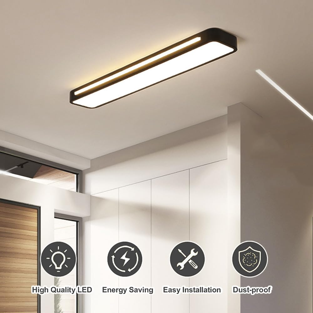 Minimalist Long LED Ceiling Light for Modern Spaces