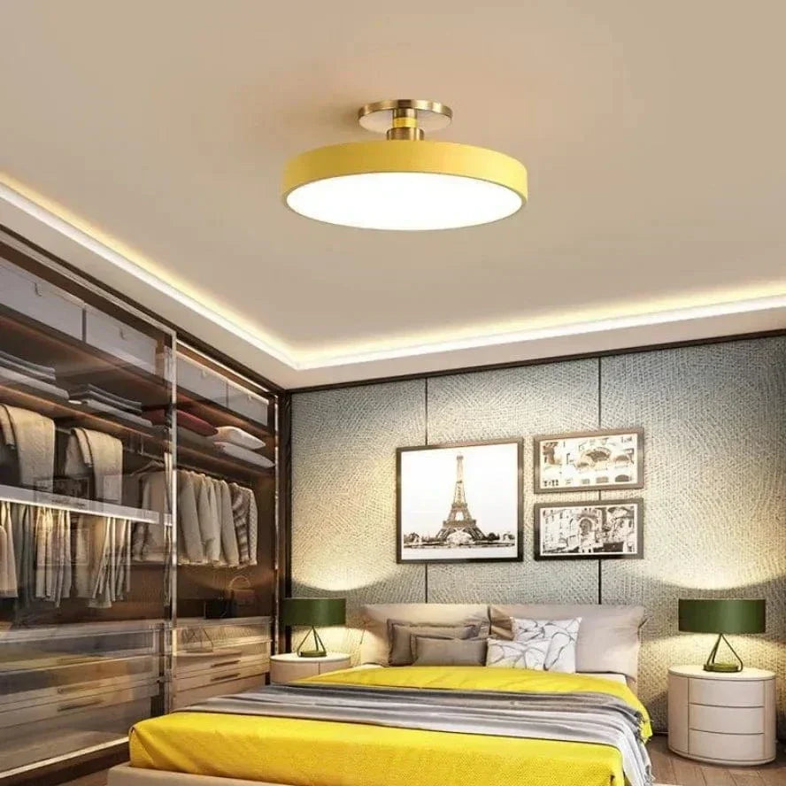 Lampada da soffitto LED con colori Macaron